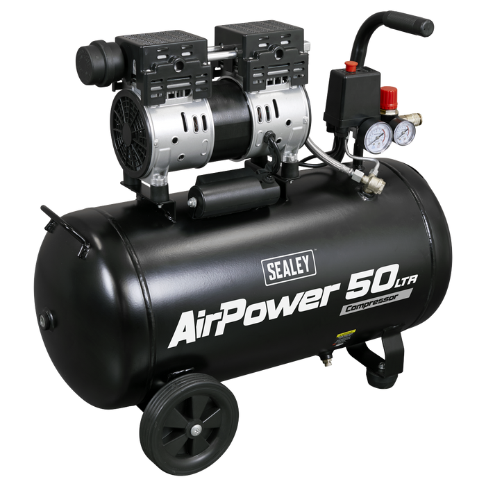 50L Low Noise Oil Free Direct Drive Air Compressor 1hp | SAC5000S