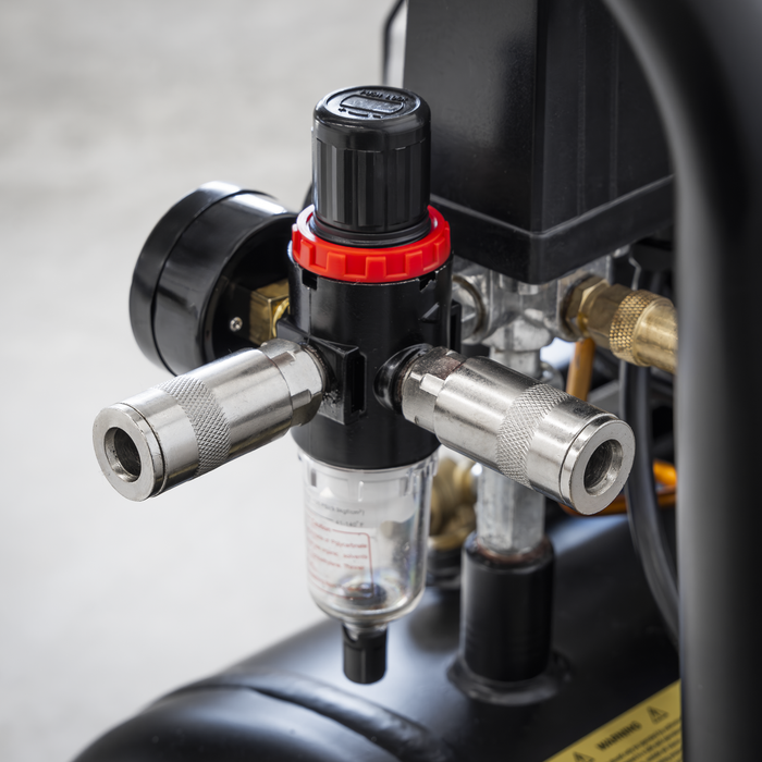 50L Low Noise Oil Free Direct Drive Air Compressor 2 x 2hp | SAC5001S