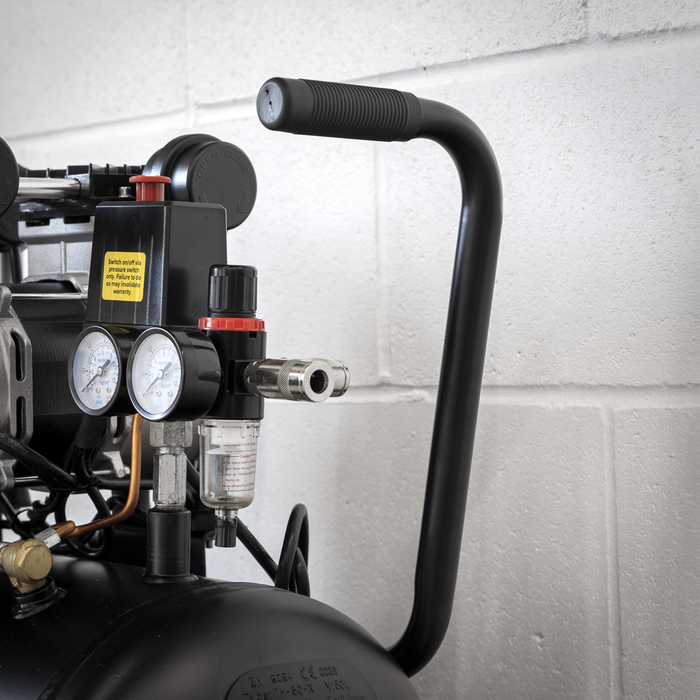 50L Low Noise Oil Free Direct Drive Air Compressor 2 x 2hp | SAC5001S