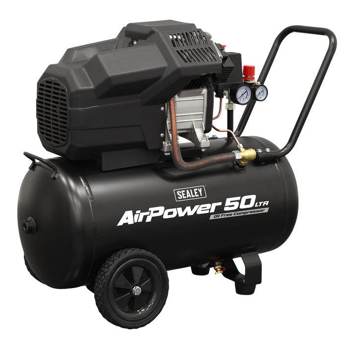 50L Oil Free V-Twin Direct Drive Air Compressor 3hp | SAC5002