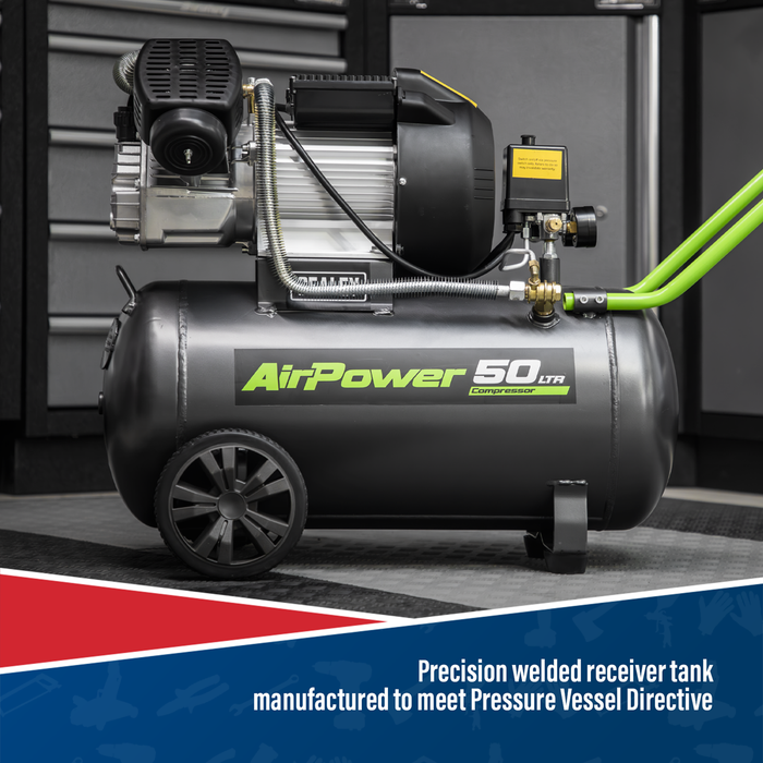50L V-Twin Direct Drive Air Compressor 3hp | SAC5030VE