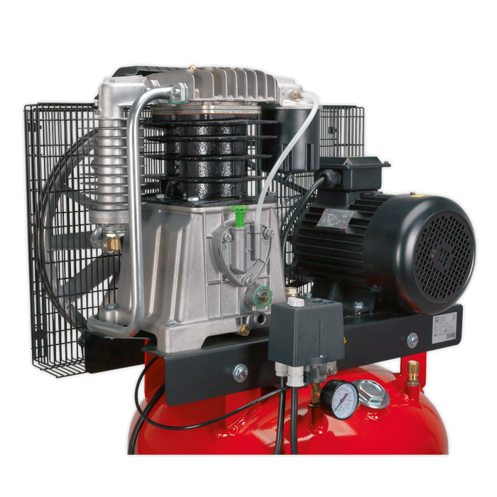 270L Vertical Belt Drive Air Compressor with Cast Cylinders 7.5hp 2-Stage | SACV52775B