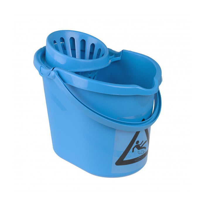 Centurion Polypropylene Mop Bucket 12 Litre With Wringer (4 Colour Options) | SB-BUK01