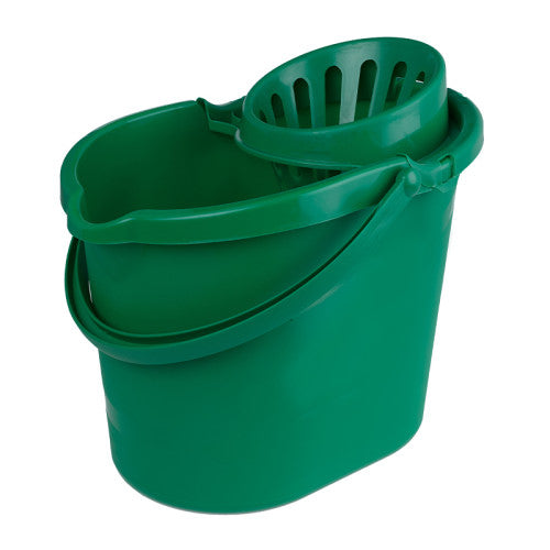 Centurion Polypropylene Mop Bucket 12 Litre With Wringer (4 Colour Options) | SB-BUK01