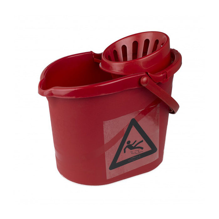 Centurion Polypropylene Mop Bucket 12 Litre With Wringer (4 Colour Options) | SB-BUK01