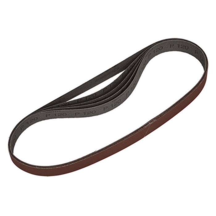 25 x 762mm Sanding Belt 120Grit - Pack of 5 | SB0019