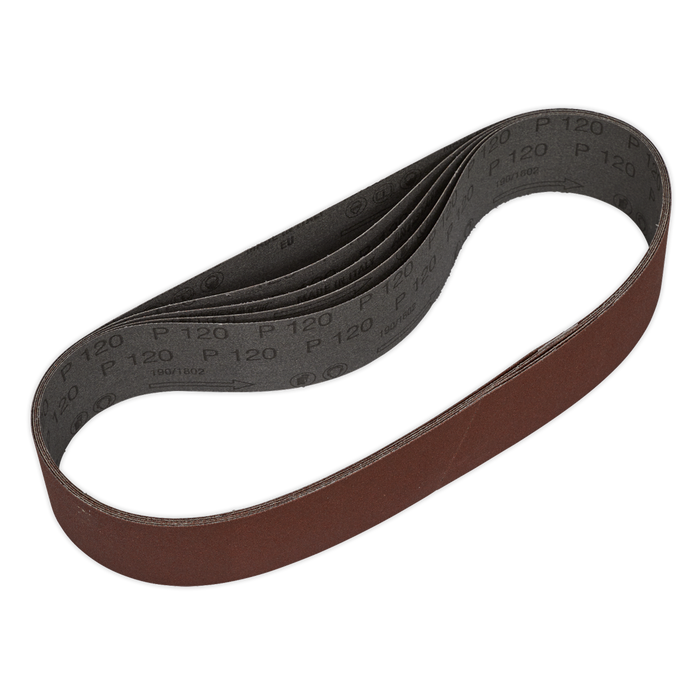 50 x 686mm Sanding Belt 120Grit - Pack of 5 | SB005