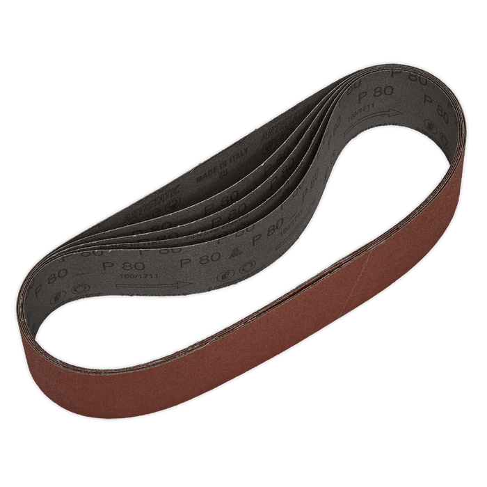 50 x 686mm Sanding Belt 80Grit - Pack of 5 | SB007