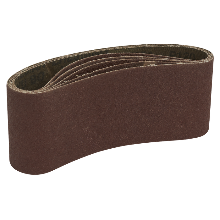 76 x 457mm Sanding Belt 120Grit - Pack of 5 | SB120457