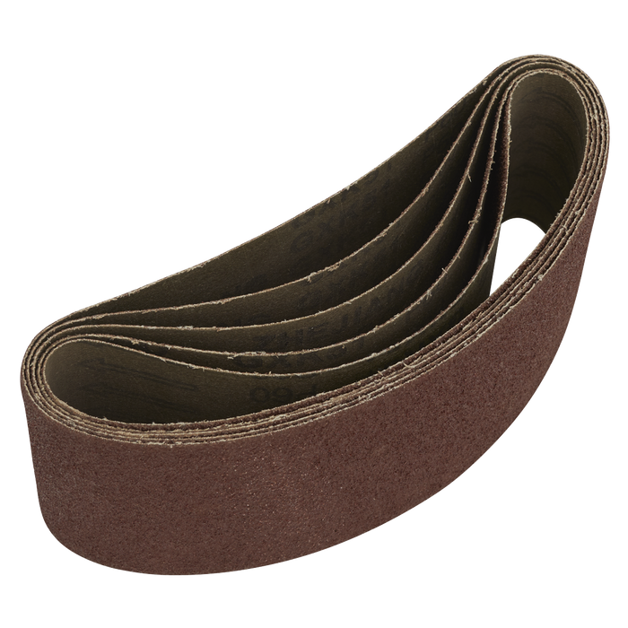 76 x 457mm Sanding Belt 60Grit - Pack of 5 | SB60457