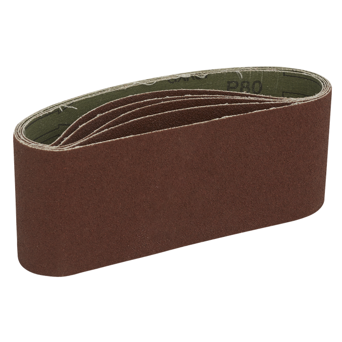 76 x 457mm Sanding Belt 80Grit - Pack of 5 | SB80457