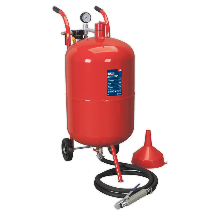 Shot Blaster with Water Trap & Wheels 75L | SB998