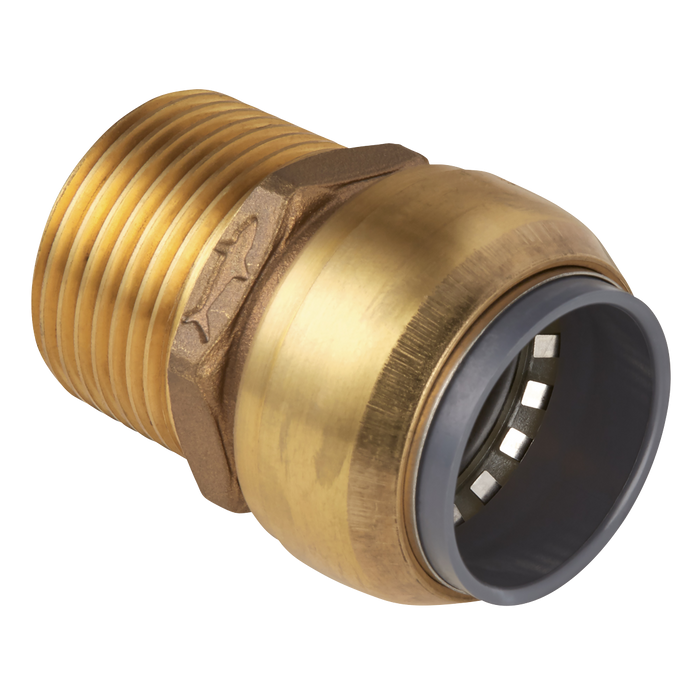 SharkBite® Brass Straight Adaptor 22mm x 3/4"BSPT | SBA22BSA
