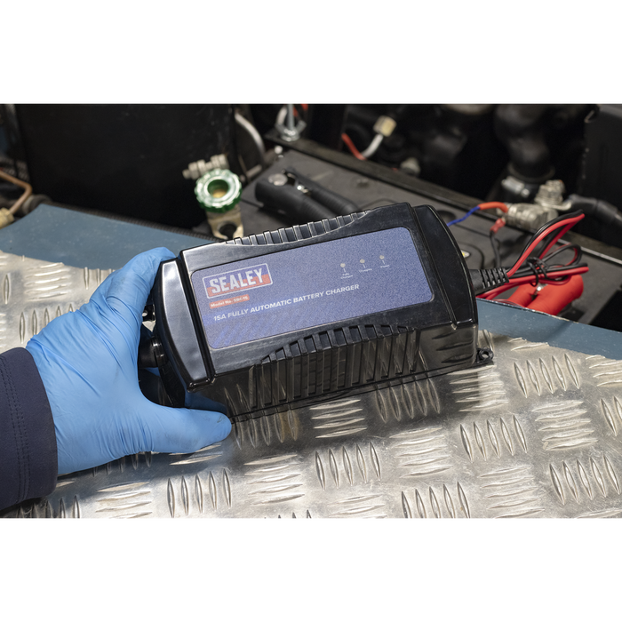 12V Automatic Battery Charger & Maintainer 15A | SBC15
