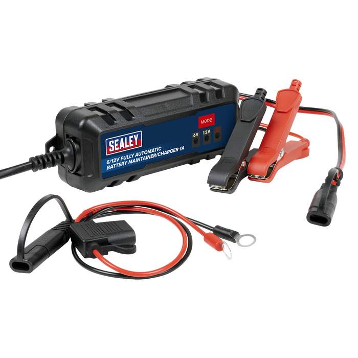 6/12V Fully Automatic Battery Maintainer/Charger 1A | SBC1