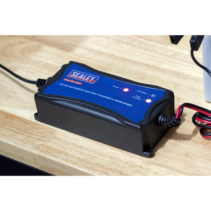 12V Fully Automatic Battery Maintainer/Charger 6A | SBC6