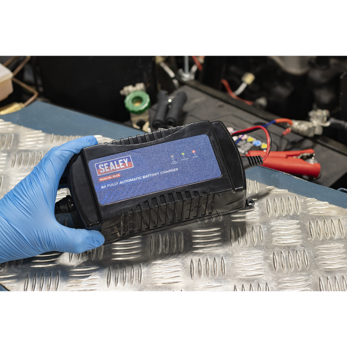 12V Fully Automatic Battery Maintainer/Charger 8A | SBC8