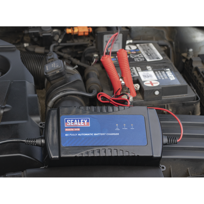 12V Fully Automatic Battery Maintainer/Charger 8A | SBC8