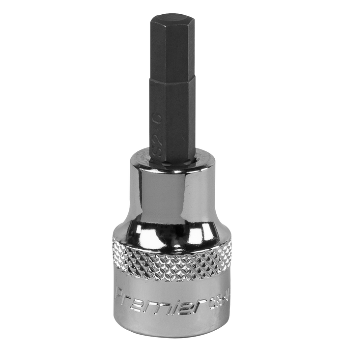 Premier Hex Socket Bit 3/8"Sq Drive 6mm | SBH009