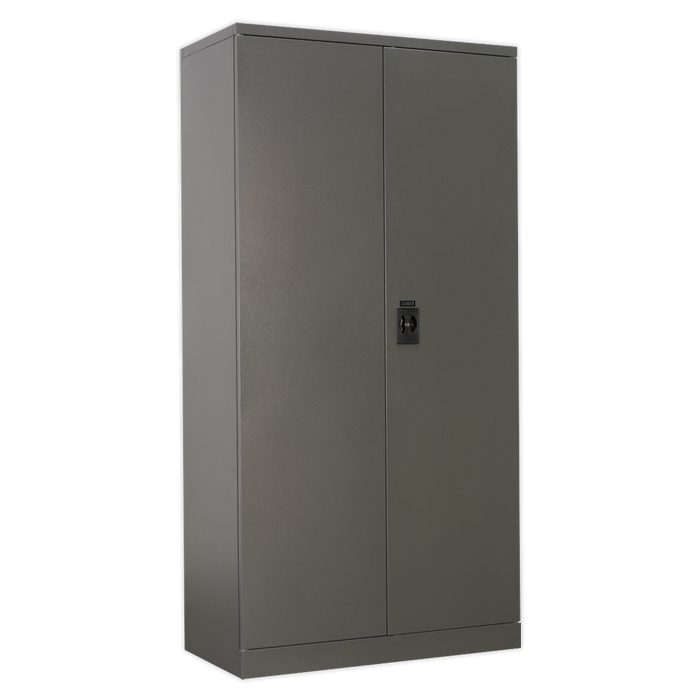 Floor Cabinet 2 Door 4 Shelf & Hanging Rail | SC02