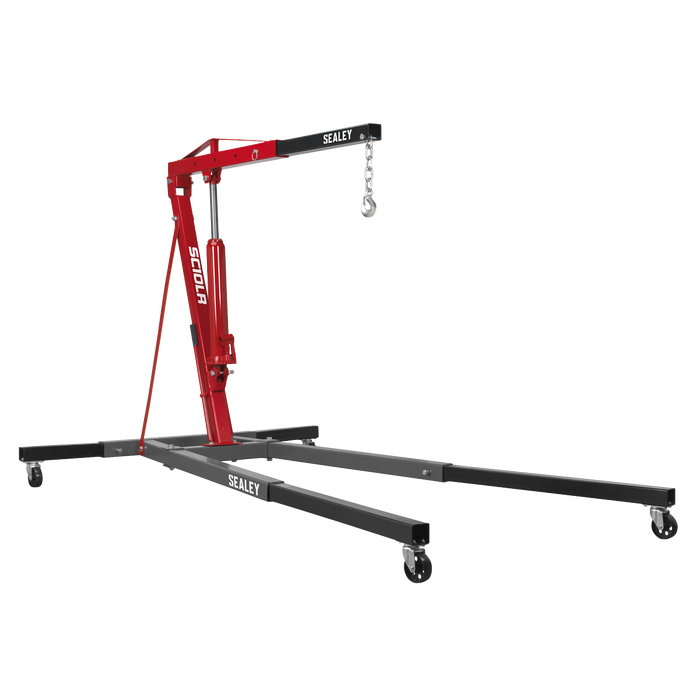 Long Reach Engine Crane with Extendable Legs 1 Tonne | SC10LR