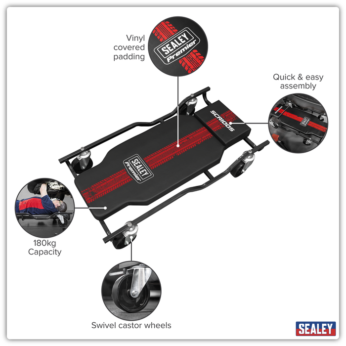 Steel Creeper with 4 Rough Ground Wheels | SCR100S