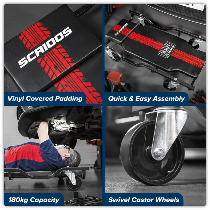 Steel Creeper with 4 Rough Ground Wheels | SCR100S