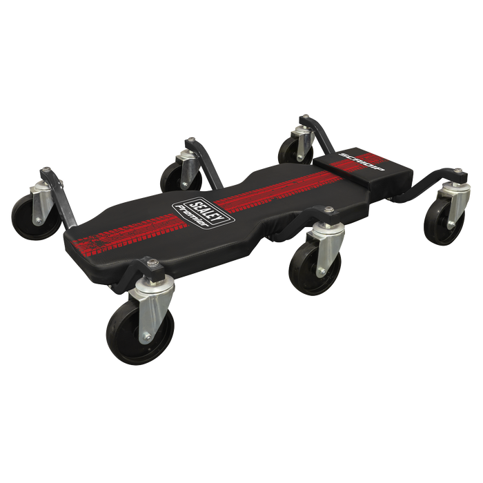 Steel Creeper with 6 Rough Ground 5" Wheels & Headrest | SCR101P