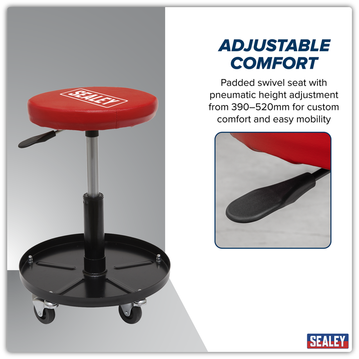 Pneumatic Mechanic's Seat | SCR10