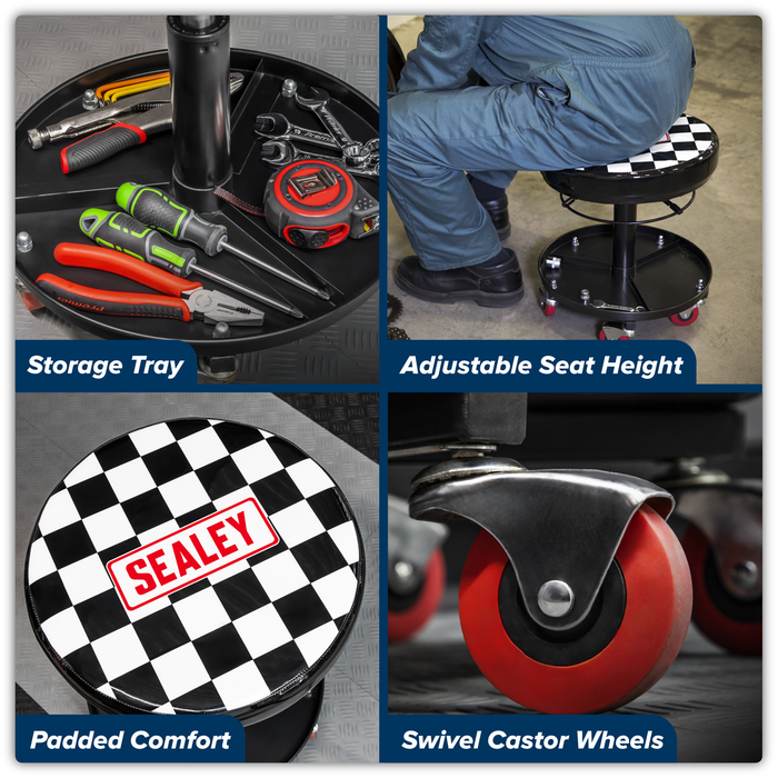 Pneumatic Mechanic's Seat | SCR15