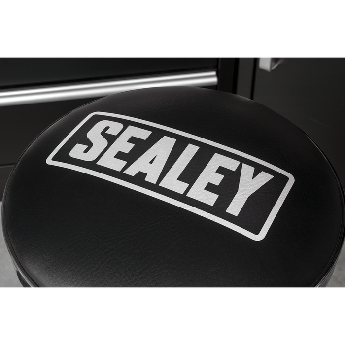 Pneumatic Stool Heavy-Duty Workshop with Adjustable Height Swivel Seat | SCR17