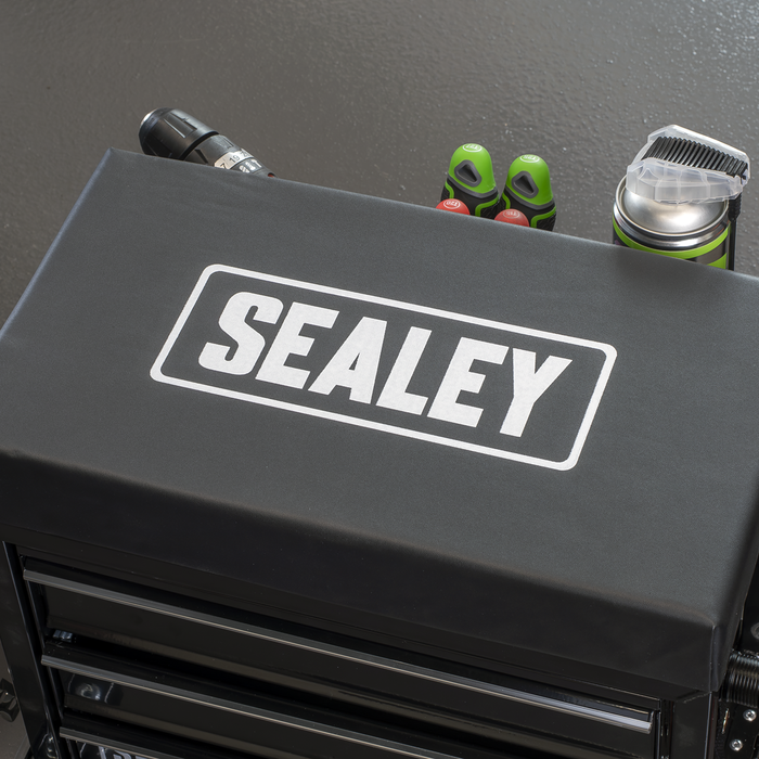 Mechanic's Utility Seat & Toolbox - Black | SCR18B
