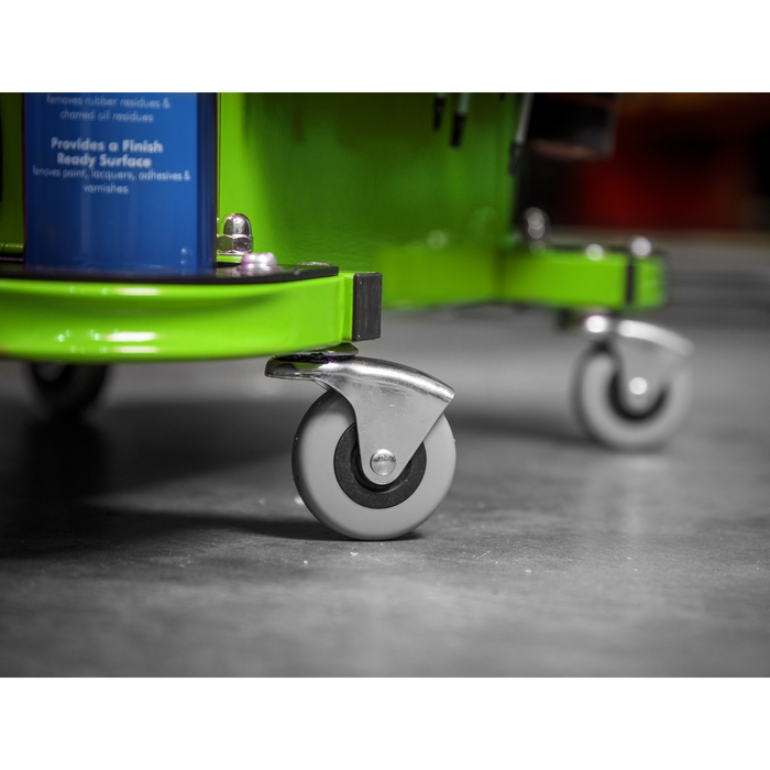 Mechanic's Utility Seat & Toolbox - Green | SCR18G