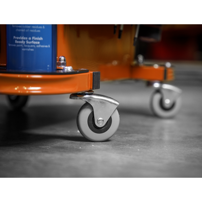 Mechanic's Utility Seat & Toolbox - Orange | SCR18O