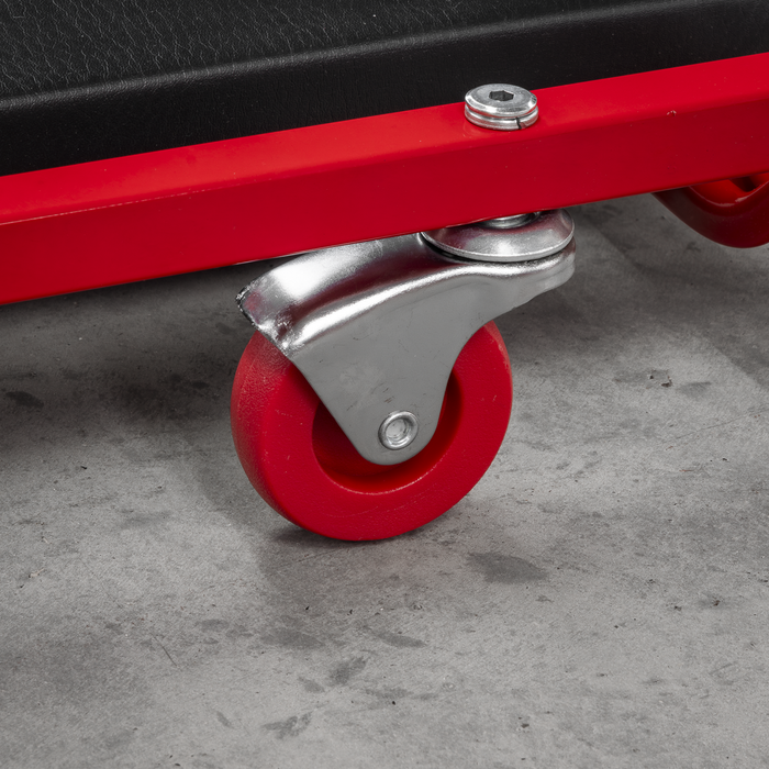 American-Style Deluxe Creeper with Steel Frame, 6 Wheels & Adjustable Headrest 40" | SCR74