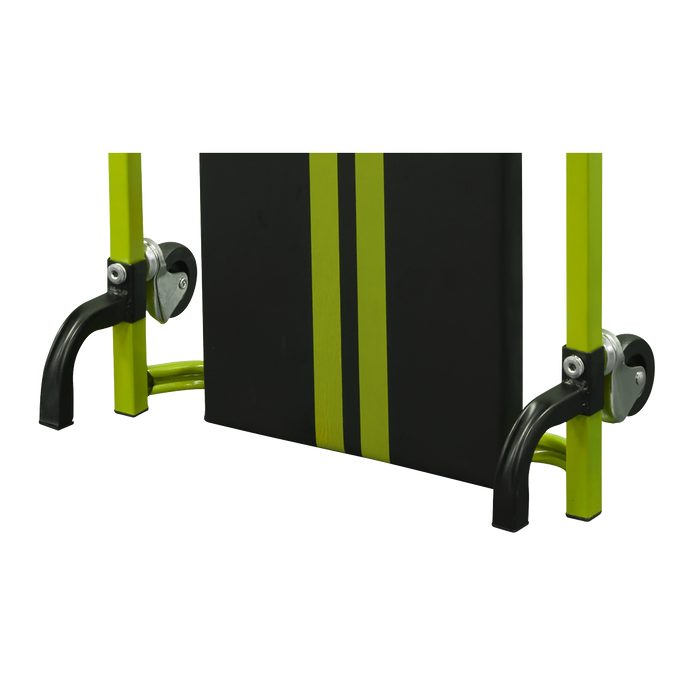 36" Deluxe American-Style Creeper with Steel Frame & 6 Wheels - Hi-Vis | SCR75HV