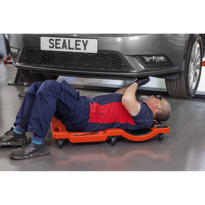Composite Padded Creeper with 6 Wheels | SCR80HD