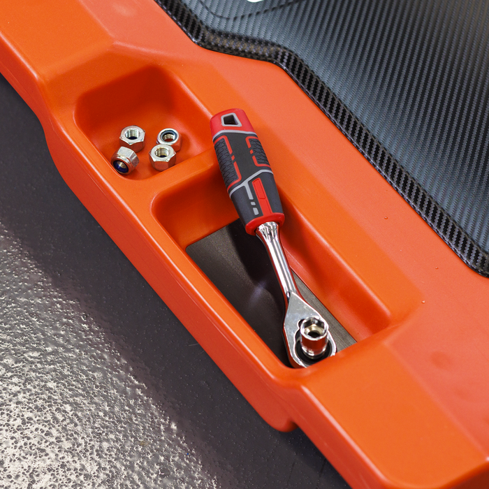 Composite Padded Creeper with 6 Wheels | SCR80HD