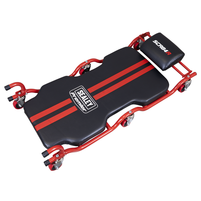 Deluxe Steel Creeper with 6 Wheels & Headrest | SCR84