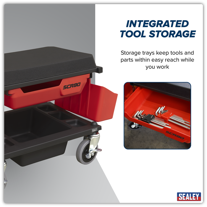 Mechanic's Deluxe Detailing Utility Seat | SCR90
