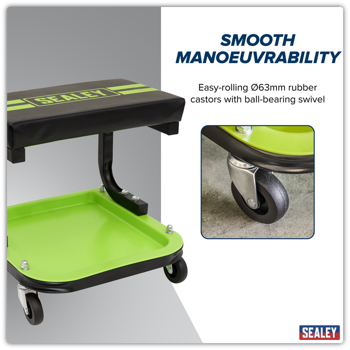 Mechanic's Utility Seat - Green | SCR9HV