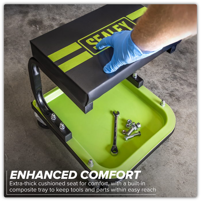 Mechanic's Utility Seat - Green | SCR9HV