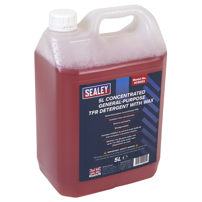 Concentrated General-Purpose TFR Detergent with Wax 5L | SCS003