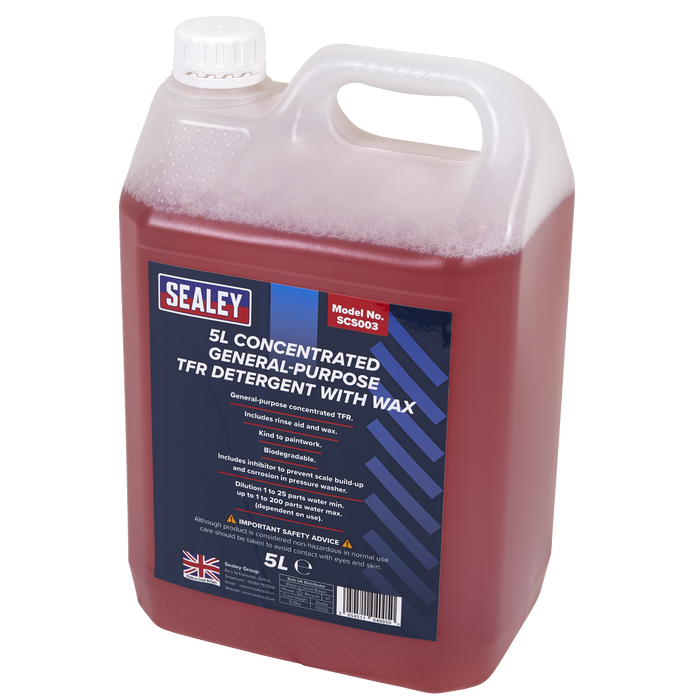 Concentrated General-Purpose TFR Detergent with Wax 5L | SCS003