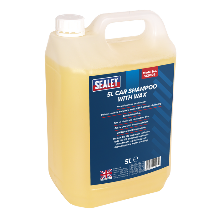Car Shampoo with Wax 5L | SCS005