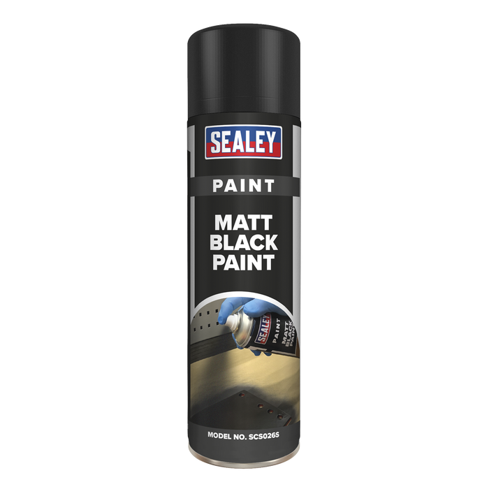 Matt Paint 500ml - Black | SCS026S