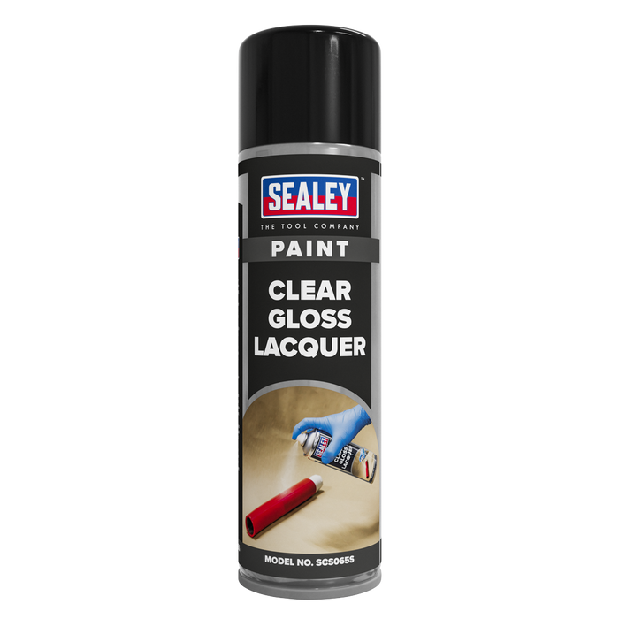 Gloss Lacquer 500ml, Clear - Pack of 6 | SCS065