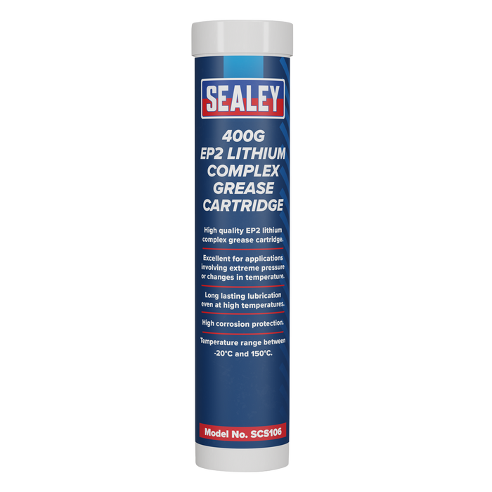 EP2 Lithium Complex Grease Cartridge 400g | SCS106