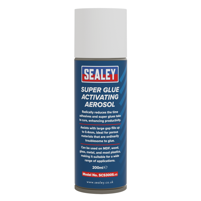 Super Glue Activating Aerosol 200ml | SCS300S