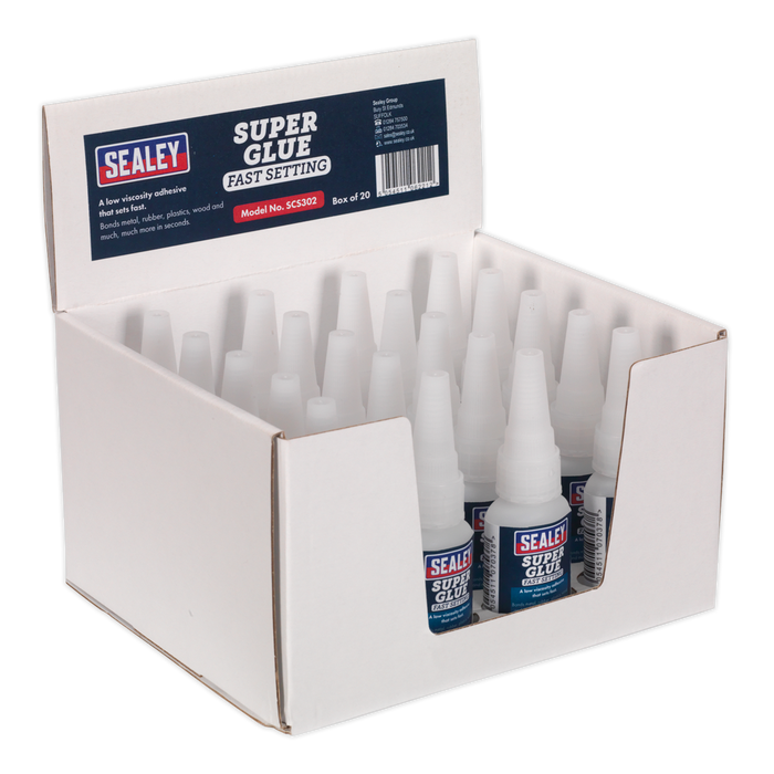 Fast Setting Super Glue 20g - Pack of 20 | SCS302